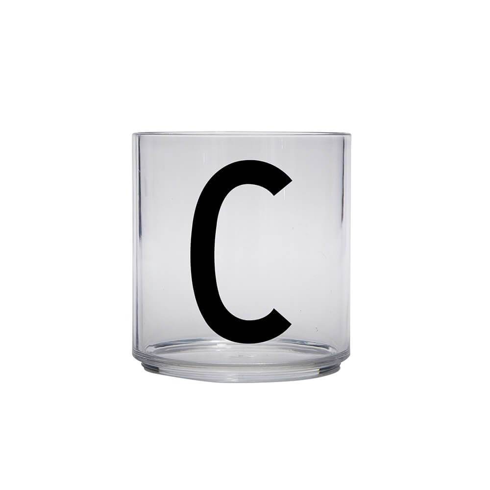 DESIGN LETTERS Kids Personal Drinking Glass (Drop Safe) Letter Q