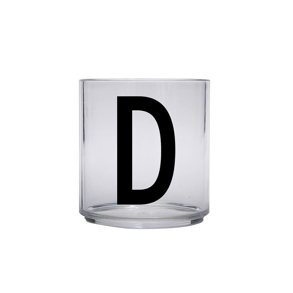 DESIGN LETTERS Kids Personal Drinking Glass (Drop Safe) Letter Q