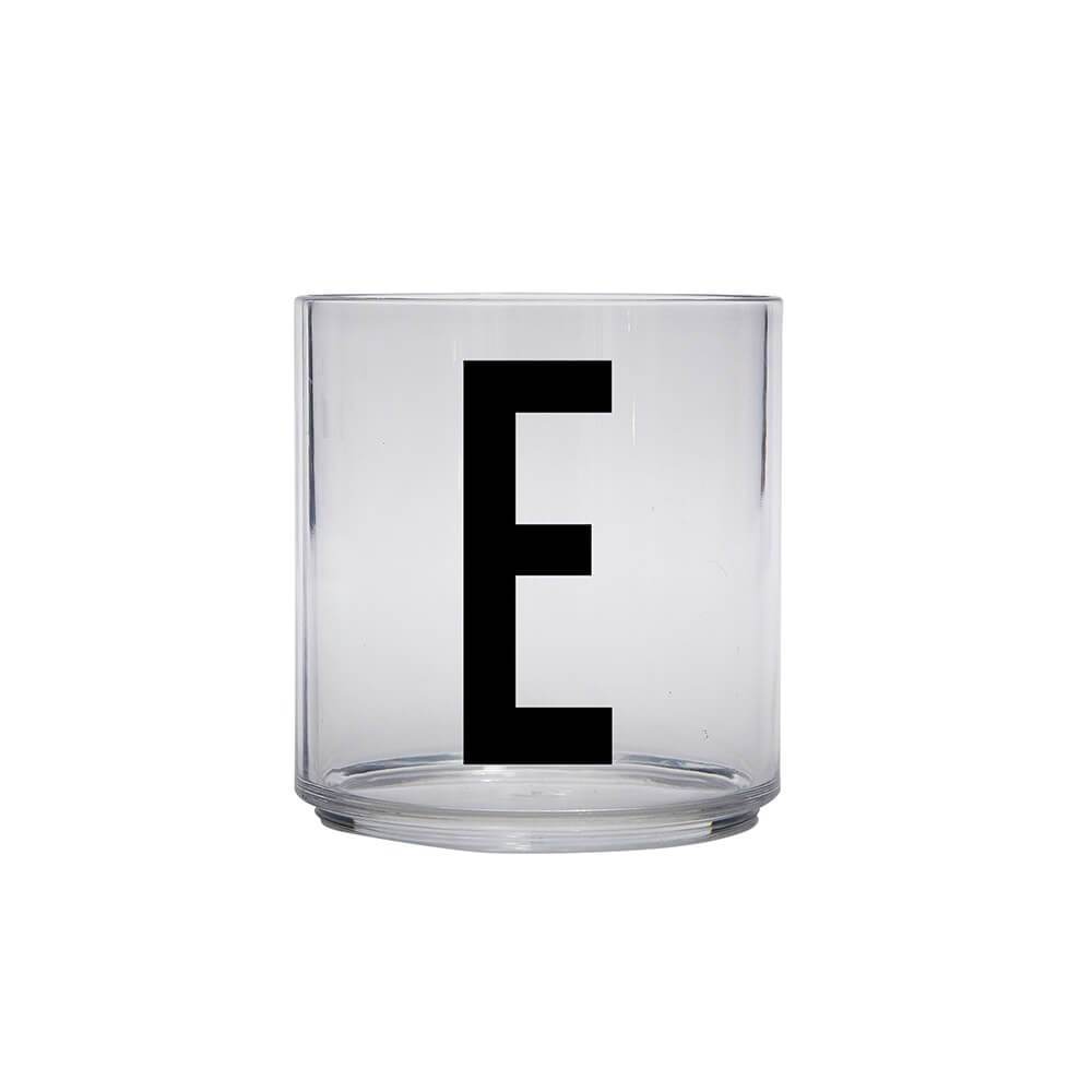 DESIGN LETTERS Kids Personal Drinking Glass (Drop Safe) Letter Q