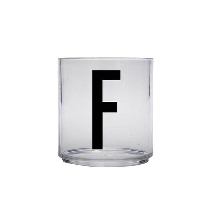 DESIGN LETTERS Kids Personal Drinking Glass (Drop Safe) Letter Q