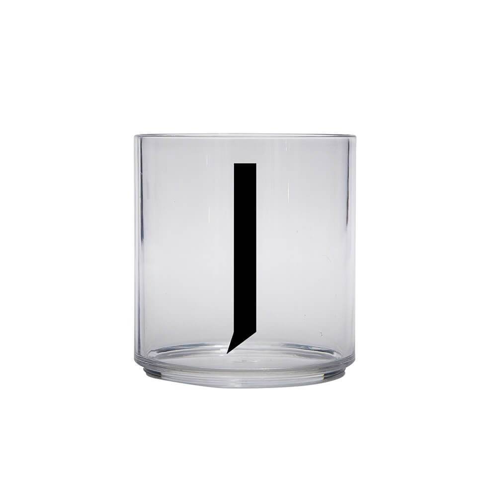 DESIGN LETTERS Kids Personal Drinking Glass (Drop Safe) Letter Q