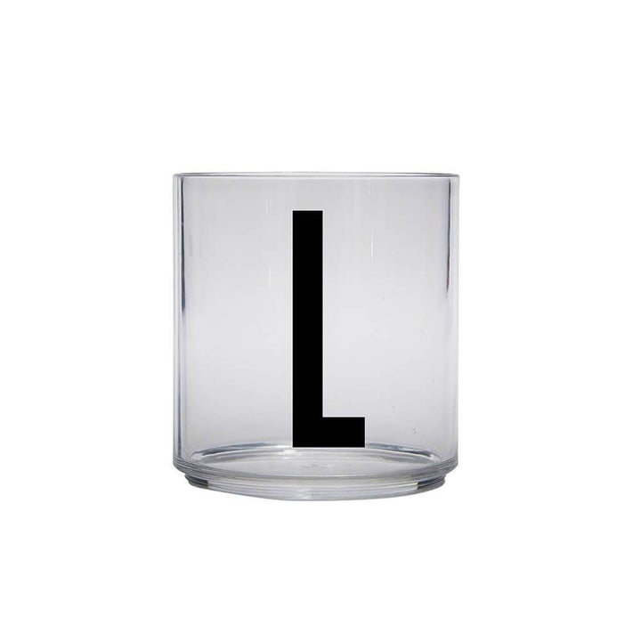 DESIGN LETTERS Kids Personal Drinking Glass (Drop Safe) Letter Q