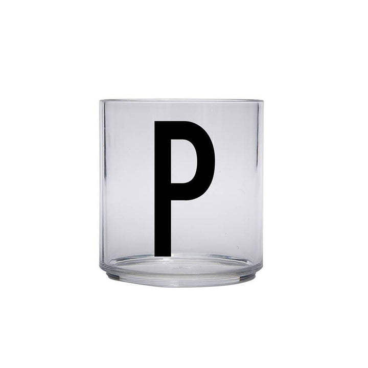 DESIGN LETTERS Kids Personal Drinking Glass (Drop Safe) Letter Q