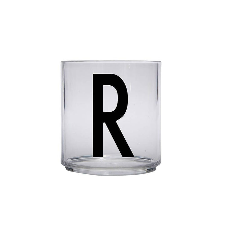 DESIGN LETTERS Kids Personal Drinking Glass (Drop Safe) Letter Q