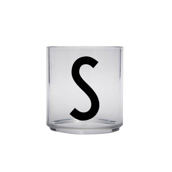 DESIGN LETTERS Kids Personal Drinking Glass (Drop Safe) Letter Q