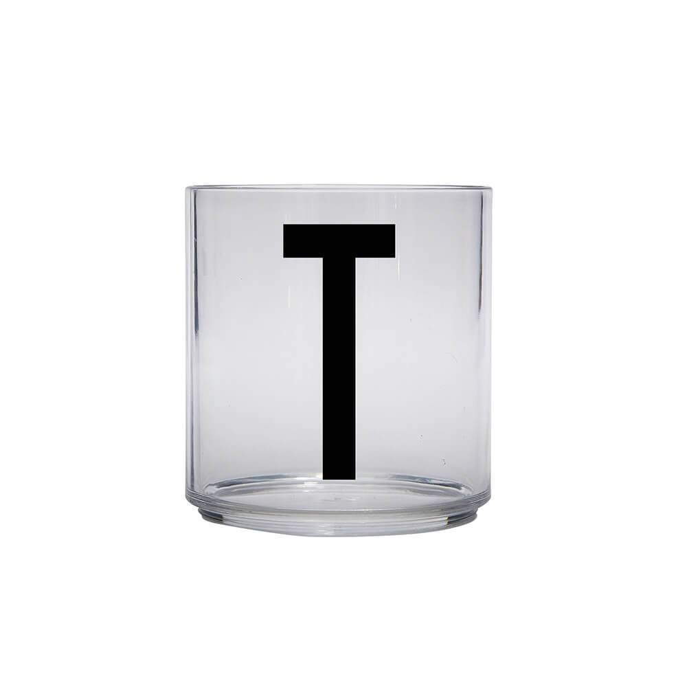 DESIGN LETTERS Kids Personal Drinking Glass (Drop Safe) Letter Q