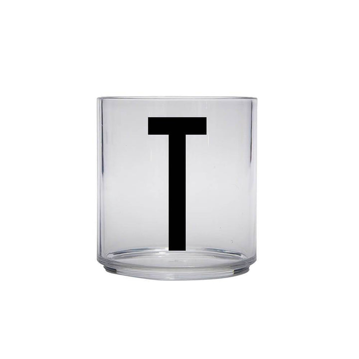 DESIGN LETTERS Kids Personal Drinking Glass (Drop Safe) Letter Q