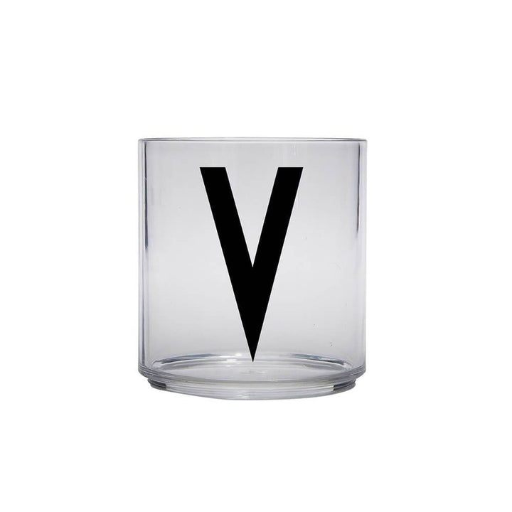 DESIGN LETTERS Kids Personal Drinking Glass (Drop Safe) Letter Q