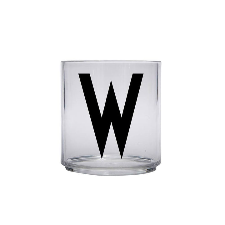 DESIGN LETTERS Kids Personal Drinking Glass (Drop Safe) Letter Q