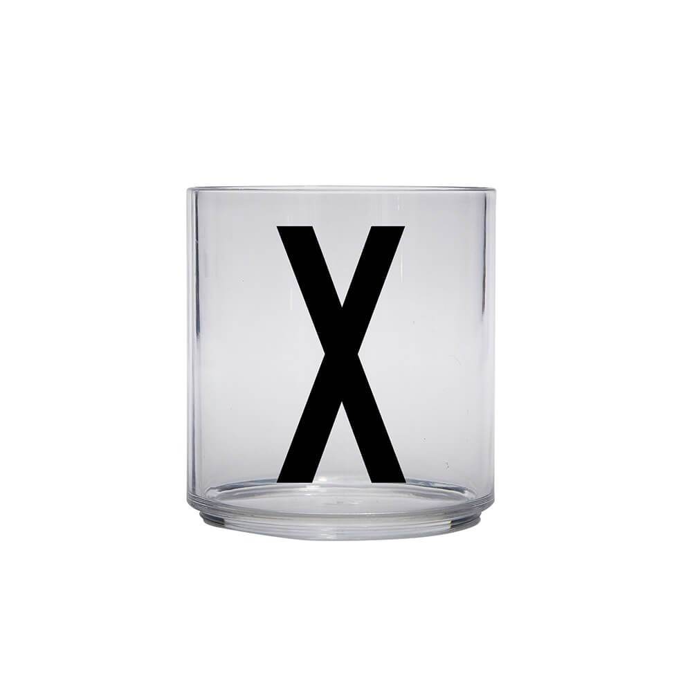 DESIGN LETTERS Kids Personal Drinking Glass (Drop Safe) Letter Q