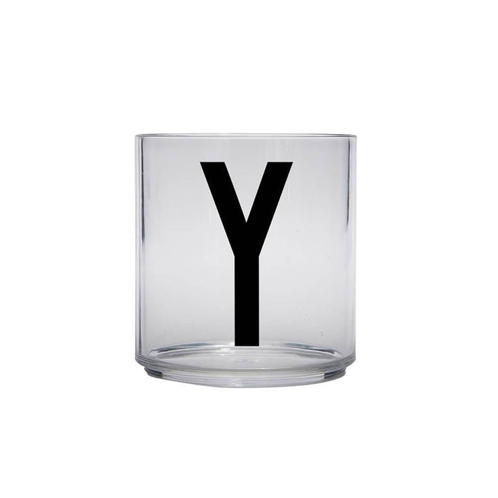 DESIGN LETTERS Kids Personal Drinking Glass (Drop Safe) Letter Q