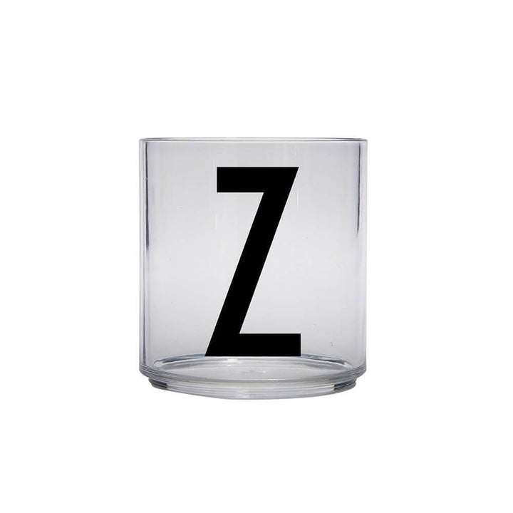 DESIGN LETTERS Kids Personal Drinking Glass (Drop Safe) Letter Q