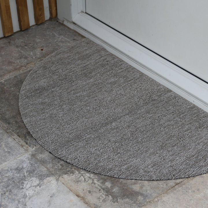 CHILEWICH Welcome Door Mat, Shag In Out Mat, Heathered/Pebble, 53x91cm