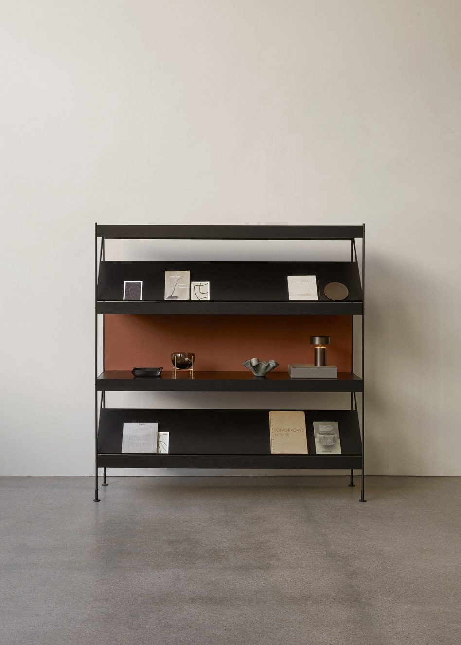 PRE-ORDER │ AUDO CPH (Ex MENU) Zet Storage System, L150, Magazine Shelf, Black Powder Coated Steel