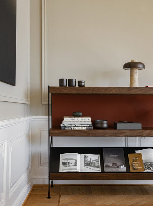 PRE-ORDER │ AUDO CPH (Ex MENU) Zet Storage System, L150, Magazine Shelf, Black Powder Coated Steel