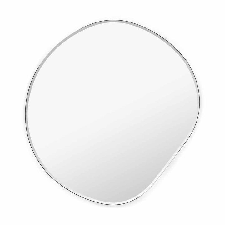 ferm LIVING Pond Mirror XL, Dark Chrome