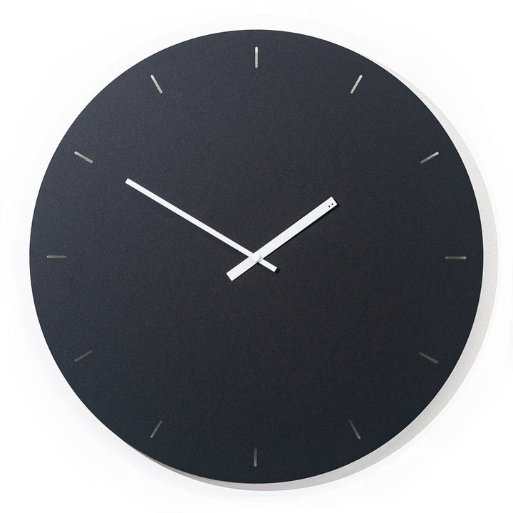 TOO DESIGNS Minimal Clock, Black, Ø 49 cm