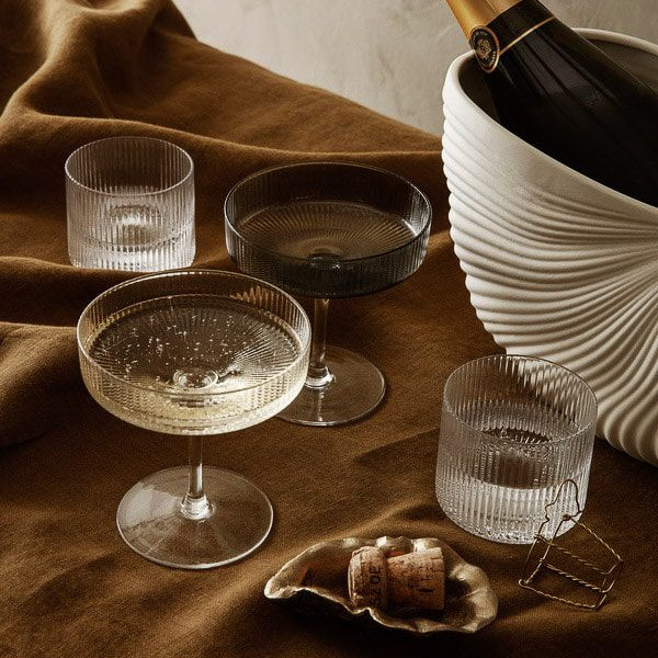 FERM LIVING Oyster Bowl, Brass