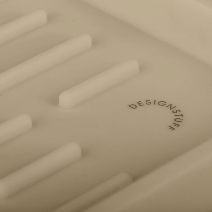 DESIGNSTUFF Sink Tray and Sponge Holder Silicone, Sand