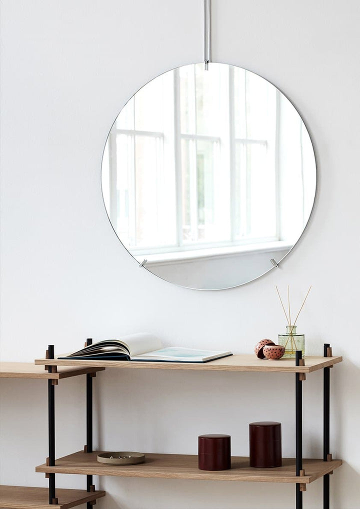 PRE-ORDER | MOEBE Wall Mirror, 70cm, Chrome