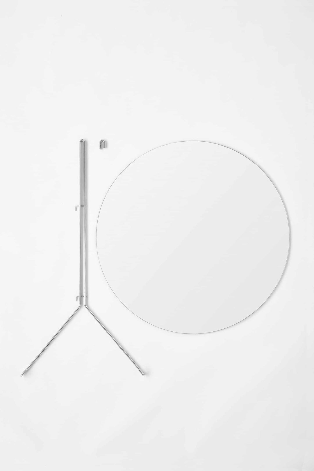 PRE-ORDER | MOEBE Wall Mirror, 70cm, Chrome