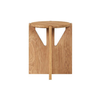 KRISTINA DAM STUDIO Oak Stool, Warm Oak