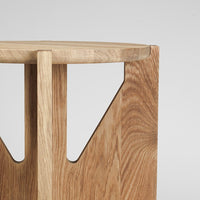 KRISTINA DAM STUDIO Oak Stool, Warm Oak