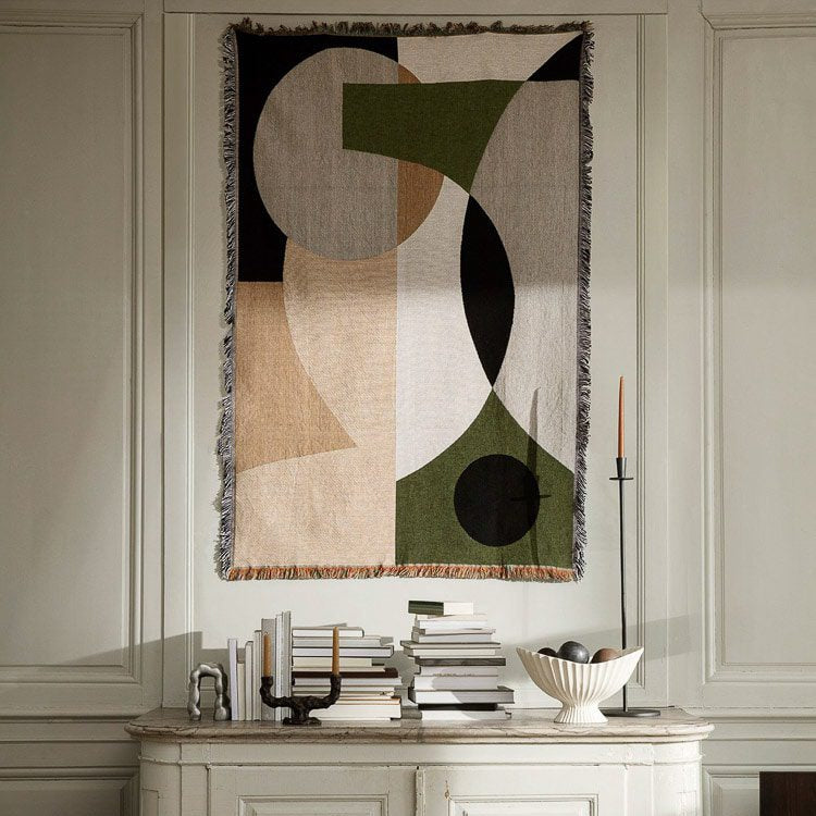 FERM LIVING Entire Wall Tapestry/Throw Blanket