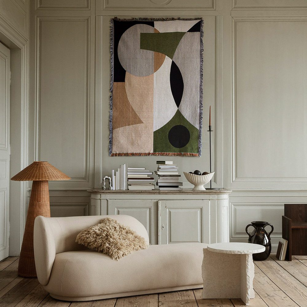 FERM LIVING Entire Wall Tapestry/Throw Blanket - Main Image