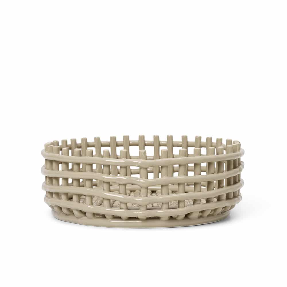 FERM LIVING Ceramic Centrepiece, Cashmere