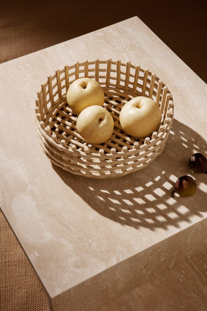 FERM LIVING Ceramic Centrepiece, Cashmere