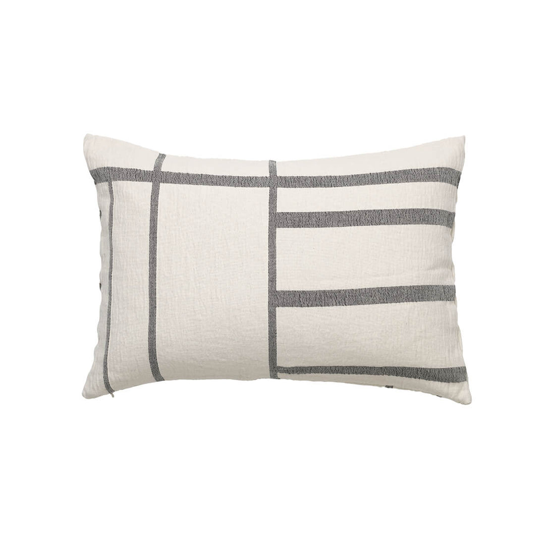 KRISTINA DAM STUDIO Architecture Cushion Cover, 40x60cm, Off White/Black