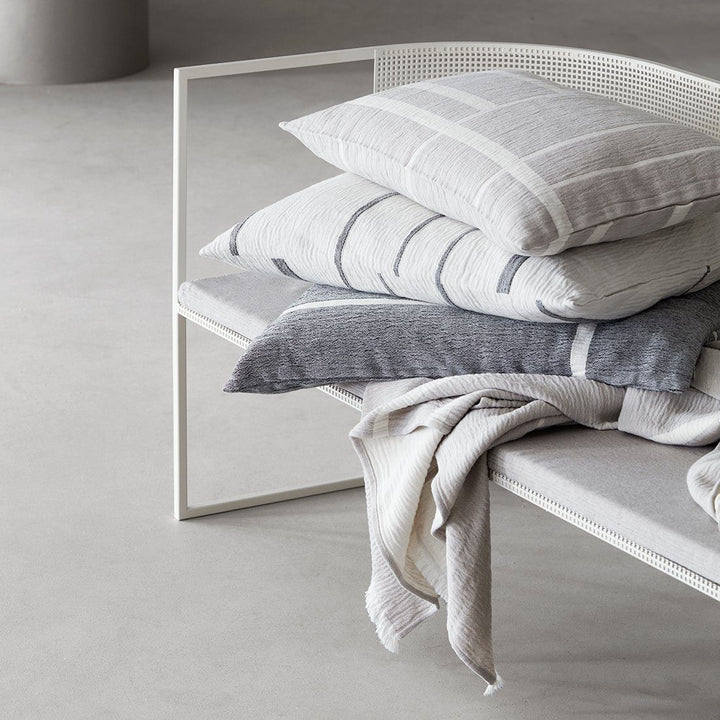 KRISTINA DAM STUDIO Architecture Cushion Cover, 40x60cm, Beige/Off White
