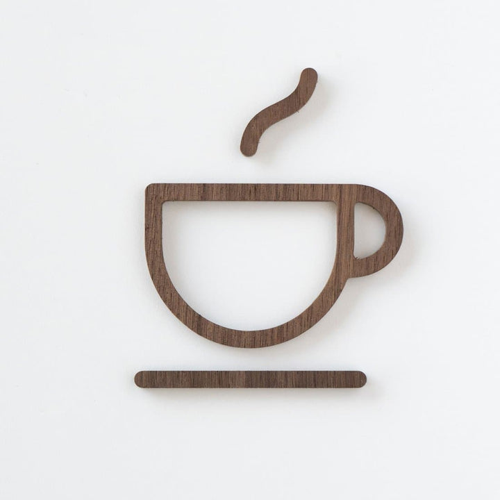 MOHEIM Cafe Sign, Walnut