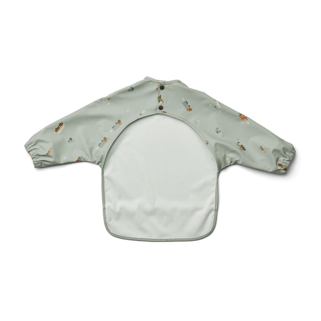 LIEWOOD Merle Cape Bib/Smock, Vehicles/Dove Blue Mix
