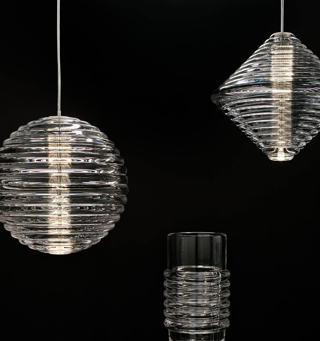 PRE-ORDER | TOM DIXON Press Sphere Pendant, Clear