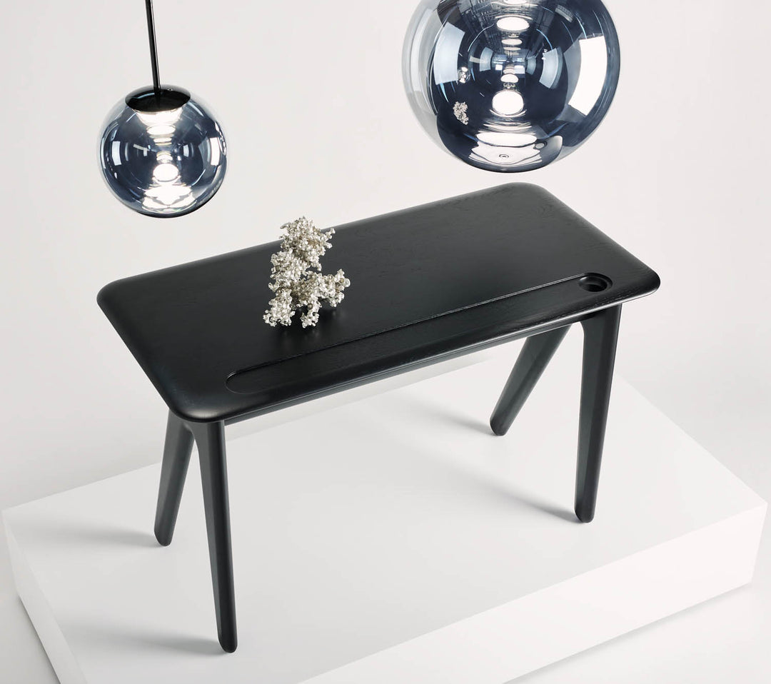 PRE-ORDER | TOM DIXON Slab Individual Desk, Black Oak