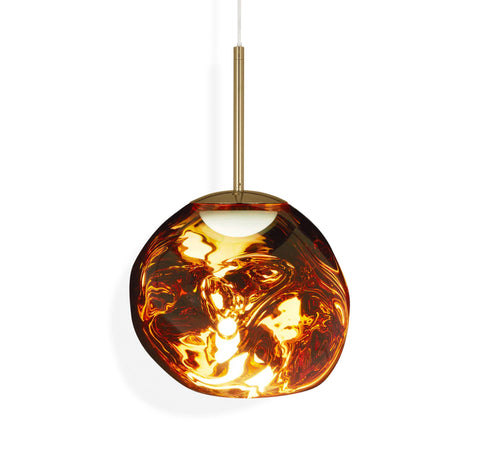 PRE-ORDER | TOM DIXON Melt Mini Pendant Light, Gold LED 28cm