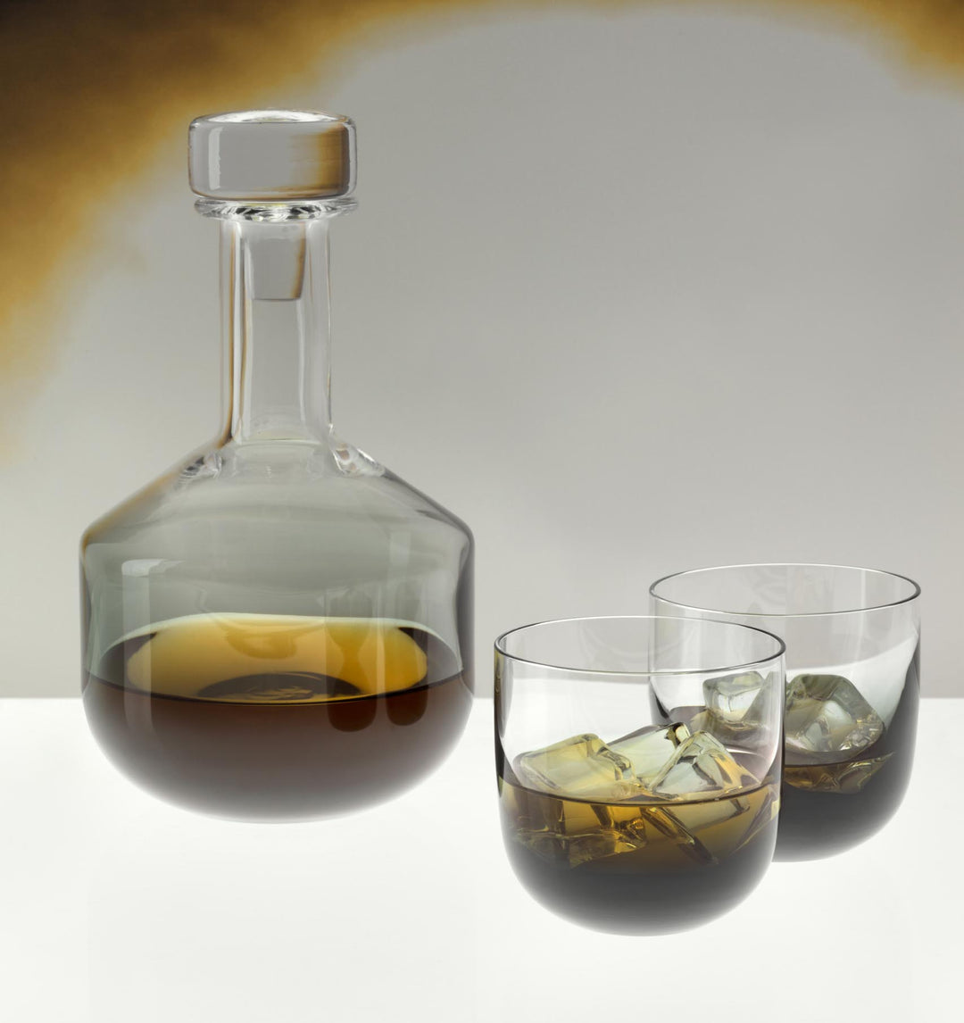 TOM DIXON Tank Whiskey Decanter 1L, Black