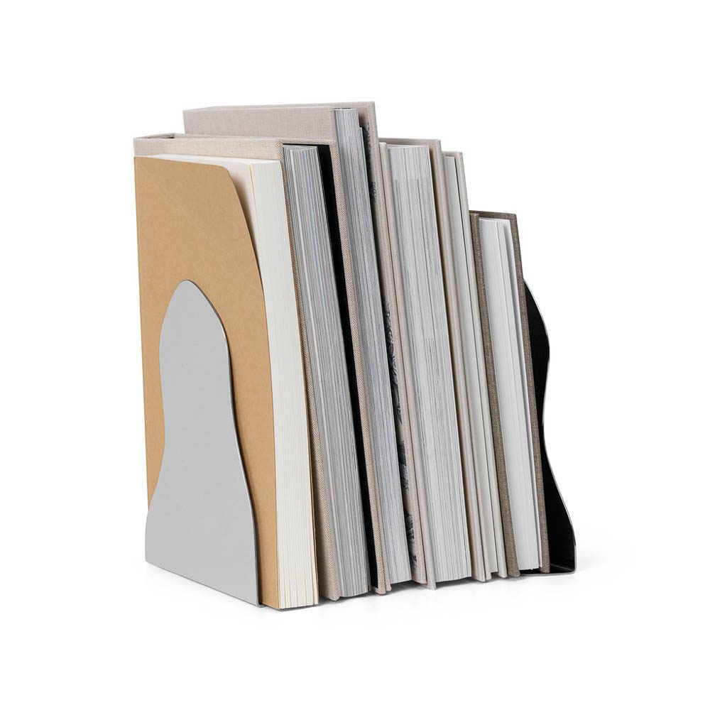 ferm LIVING Pond Bookends, Mirror Polished (Set of 2)