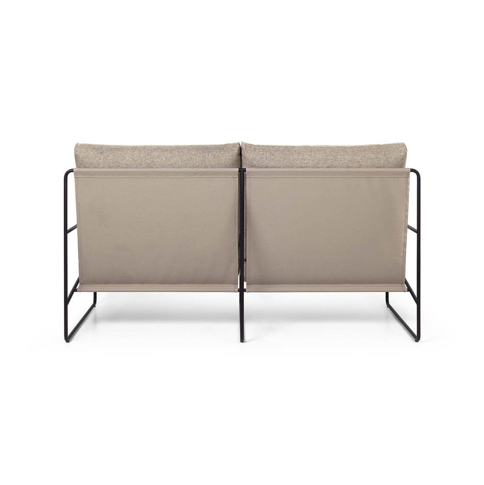 PRE-ORDER │ ferm LIVING Desert Sofa 2-Seater, Black/Dark Sand