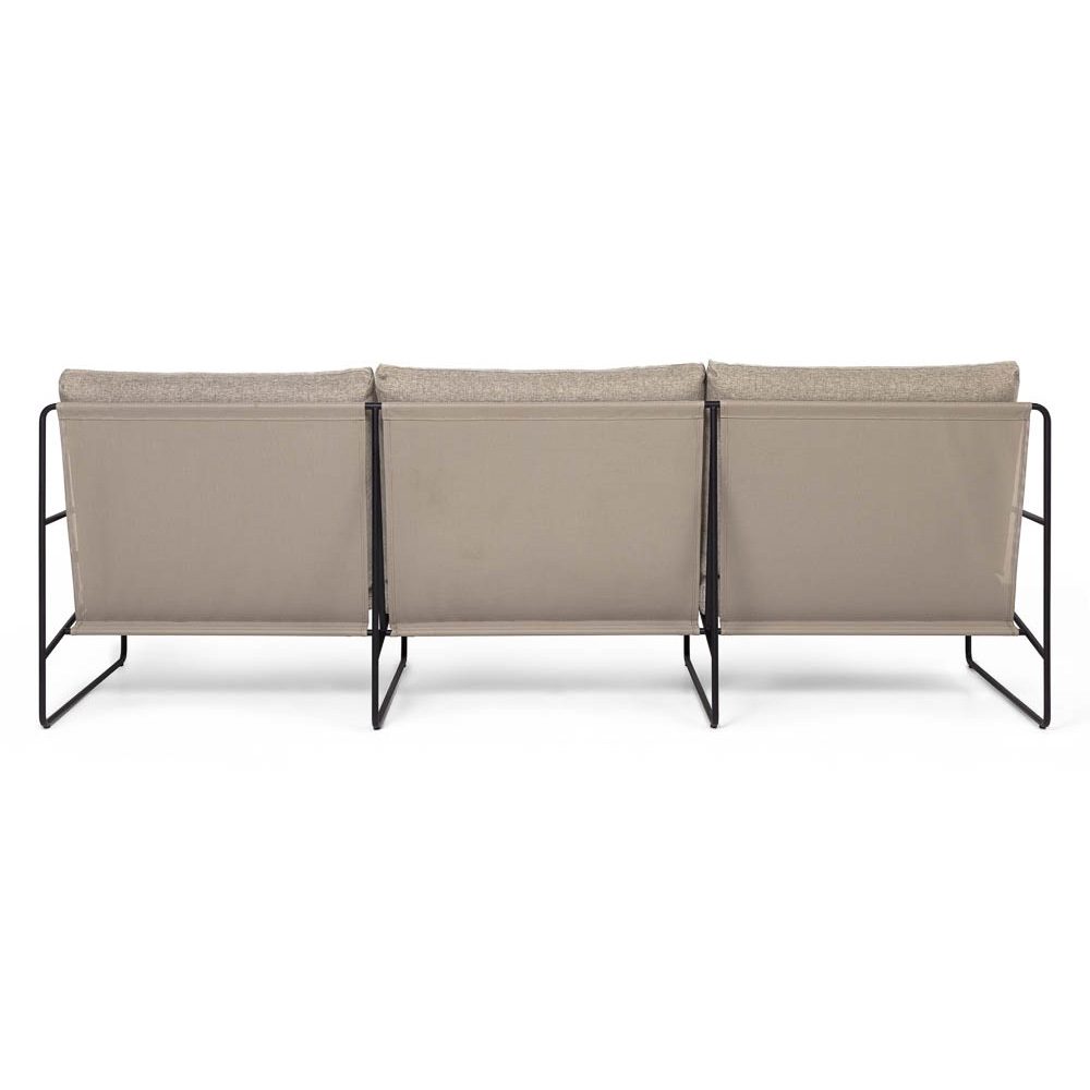 PRE-ORDER │ ferm LIVING Desert Sofa 3-Seater, Black/Dark Sand