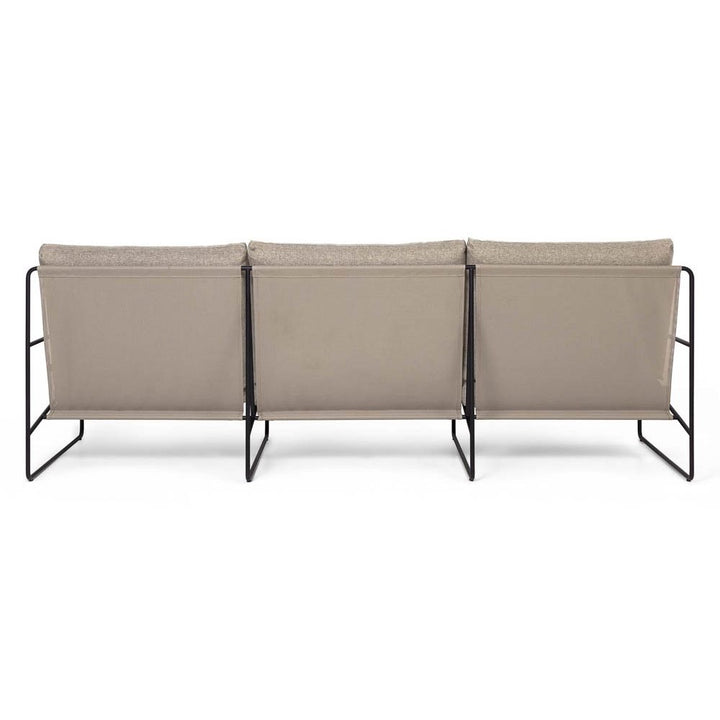 PRE-ORDER │ ferm LIVING Desert Sofa 3-Seater, Black/Dark Sand