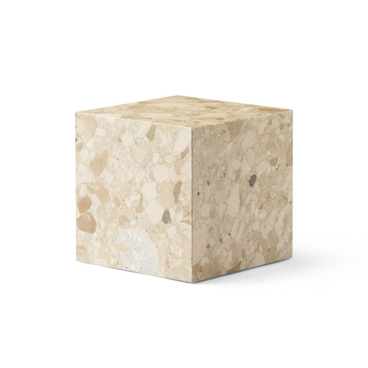 AUDO CPH (ex MENU) Plinth Cubic Side Table, Breccia Marble