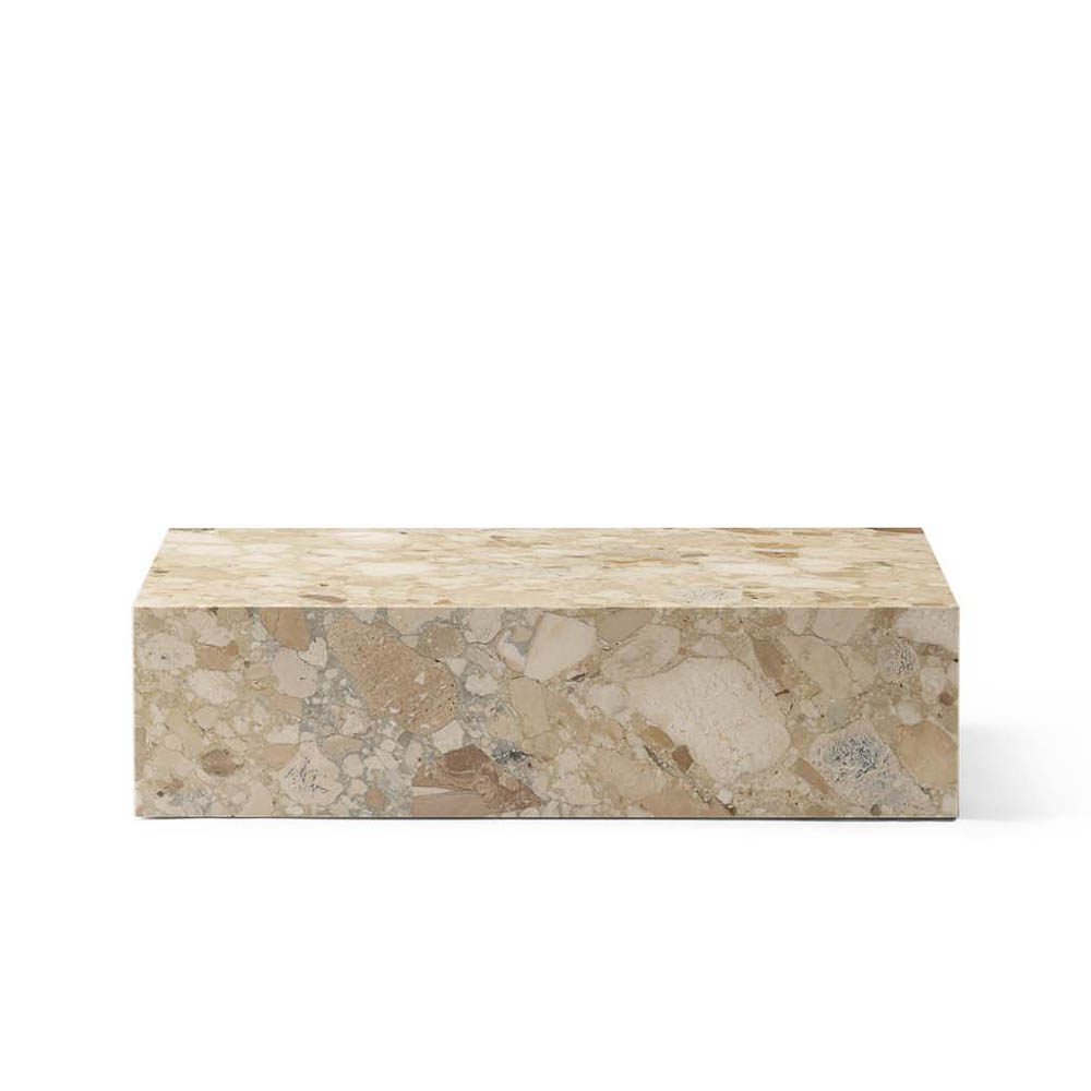 AUDO CPH (ex MENU) Plinth Low Coffee Table, Breccia Marble