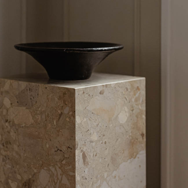 AUDO CPH (ex MENU) Plinth Tall, Breccia Marble