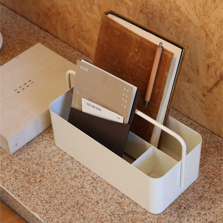 DESIGNSTUFF The Carry-All Caddy and Storage Box, White
