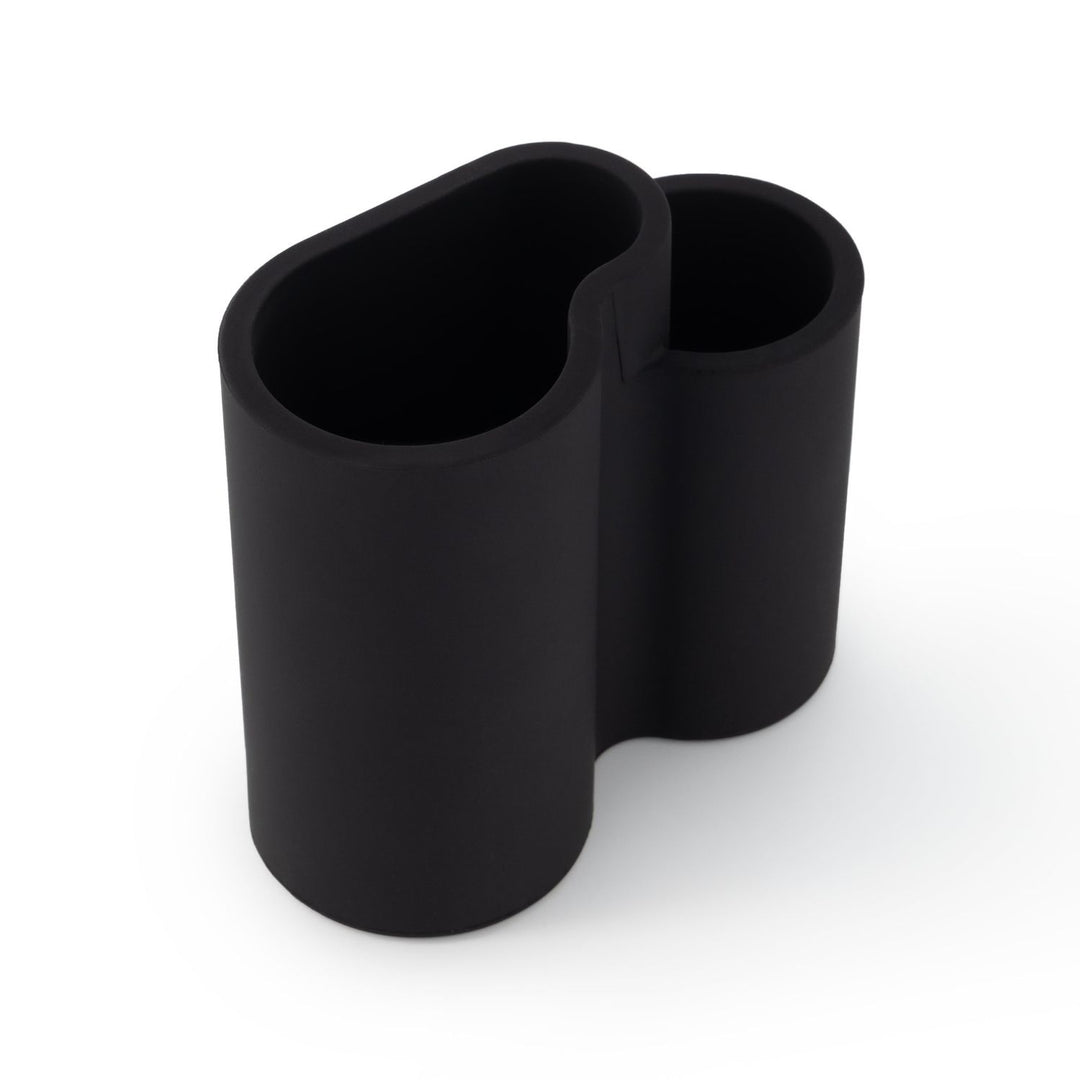 DESIGNSTUFF Store-All Cutlery Drainer/Holder, Black