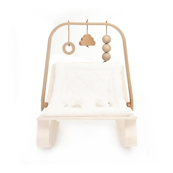 CHARLIE CRANE Activity Arch for Levo Rocker, Beech