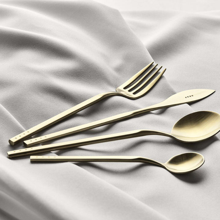 KROF Collection No. 1, Champagne Gold, 24pc Cutlery Set